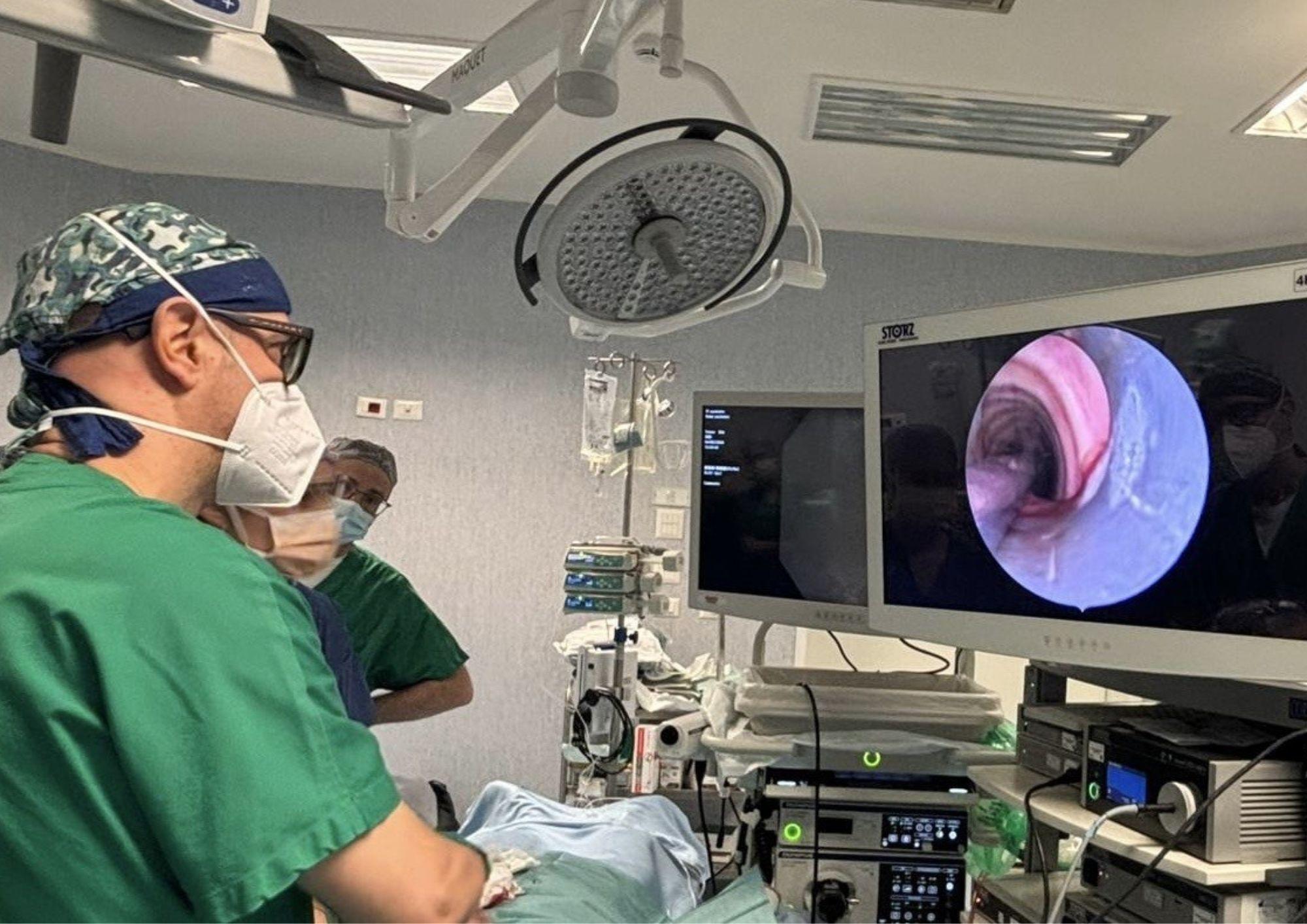 Sala operatoria bronco