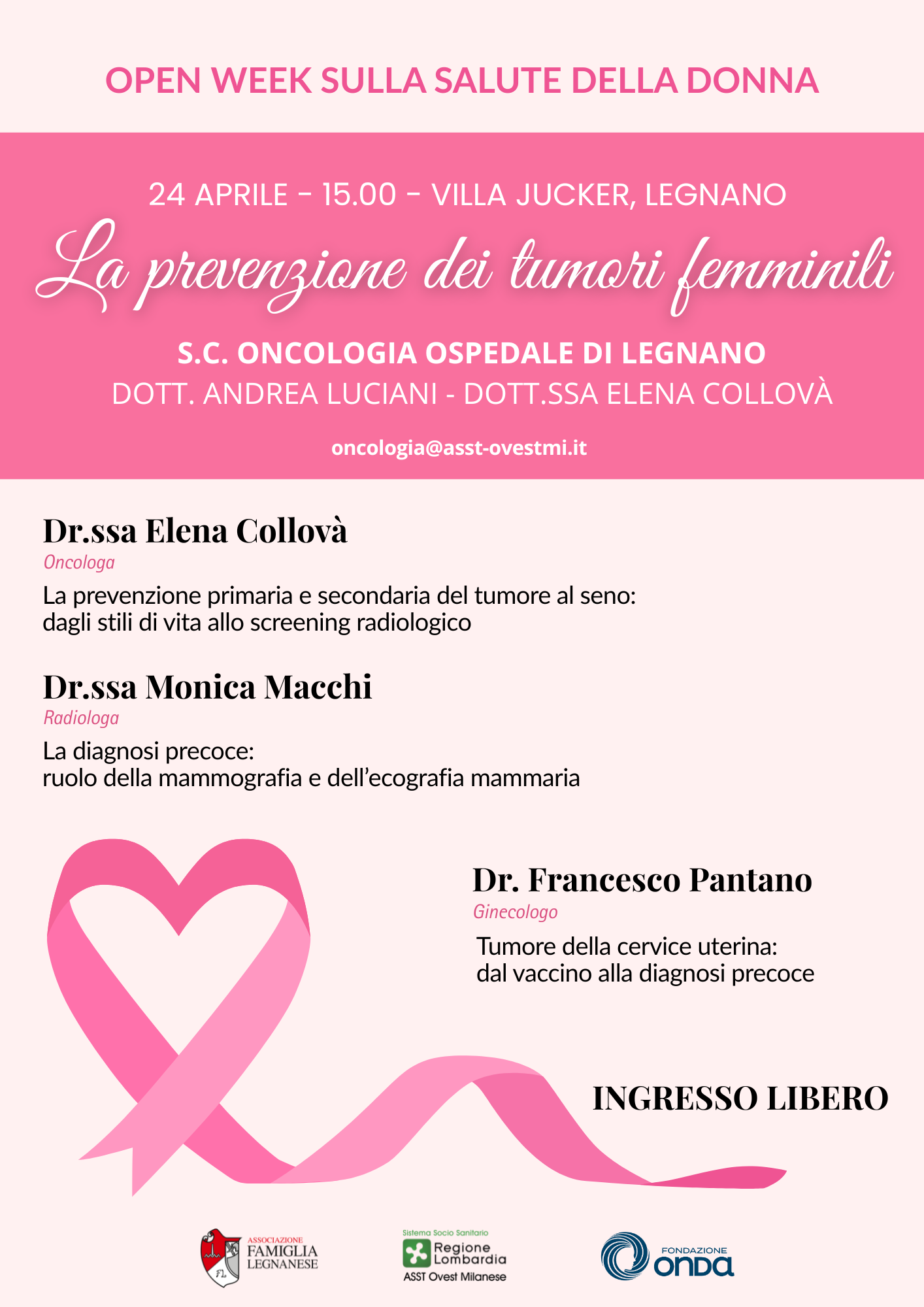 Programma informativa sui tumori femminili