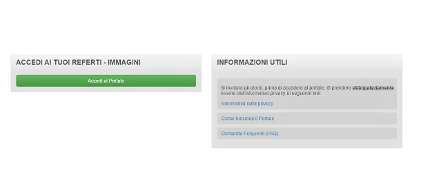pagina referti immagini